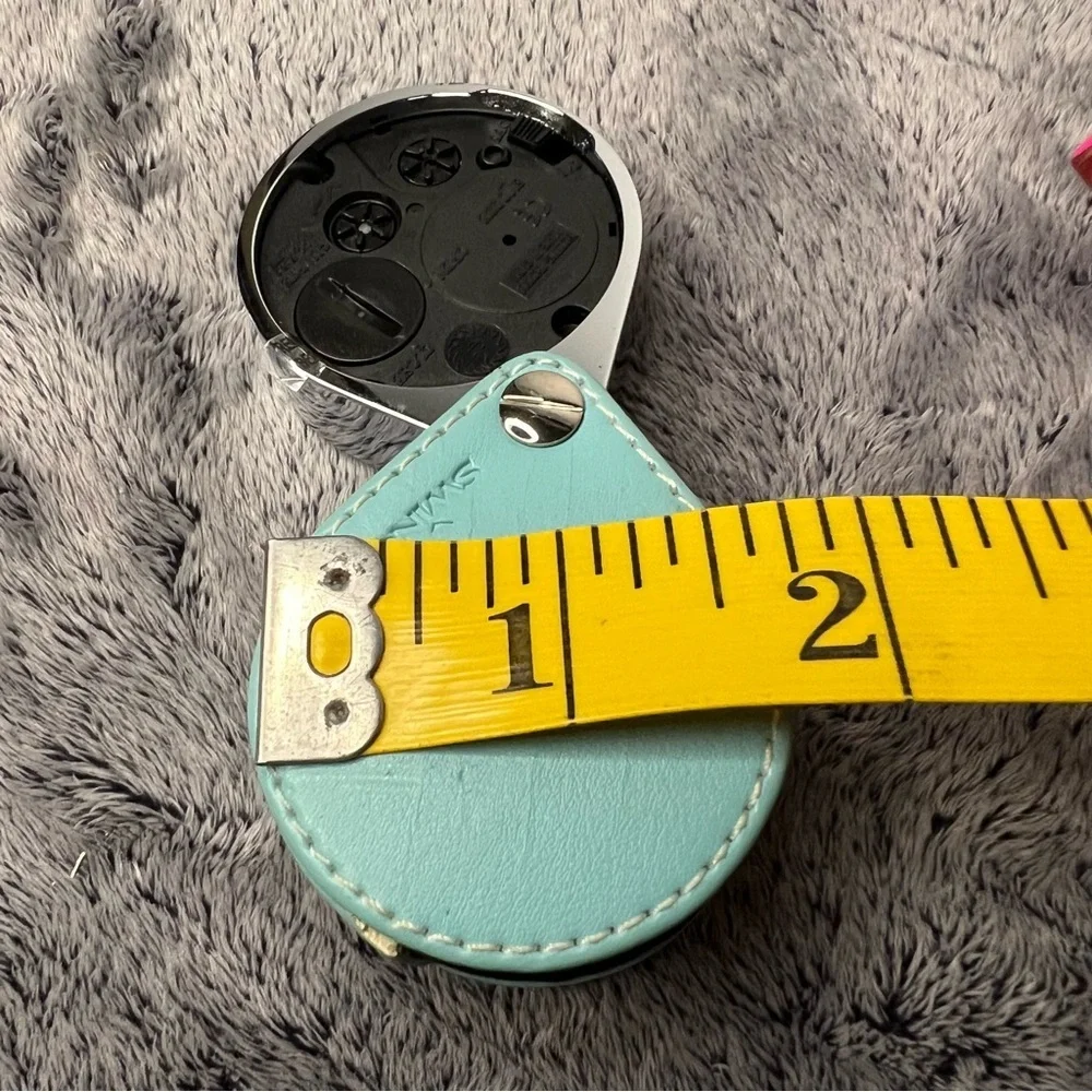 Vintage Swing Portable Watch Teal Leather Pebble Beach Golf links Commerative